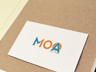 moa 100years celebration creative modern logo