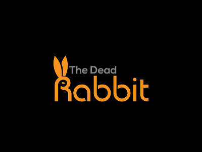 the dead rabit3 creative design illustration logo modern logo rabbit