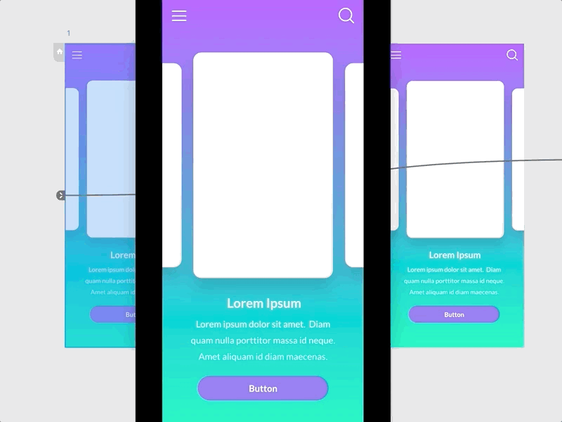 Drag Effect - Adobe XD adobexd colorful drag drag effect ui ui ux uidesign