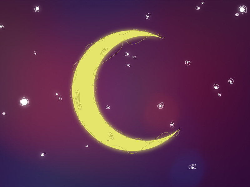 Moon game art concept art purple stars universe illustration galaxy space moon