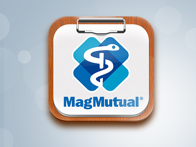 Magmutual app icon ipad magmutual medic medicine paper