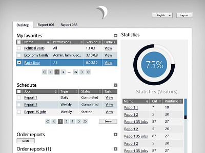 Dashboard altoros analytics dashboard file interface manage manager metro minimal ui web