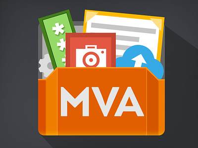 Icon MVA android app documents file flat icon manager password setting