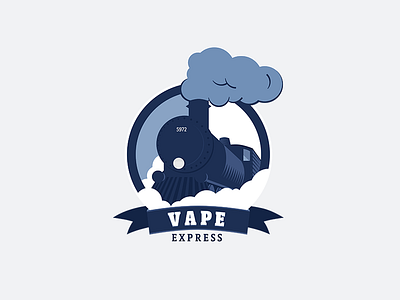 Vape Express design express identity logo logotype minsk shop vape