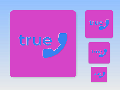 App icon adobexd app appicon baskin robins dailyui dailyuichallenge pink truecaller ui xd