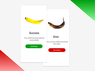 Daily UI 011 - Flash Message adobexd app dailyui dailyuichallenge design dribbble failure flashmessage success ui ui design uiux xd