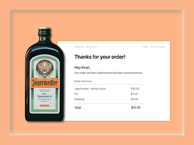 Daily UI 017 - Email Receipt