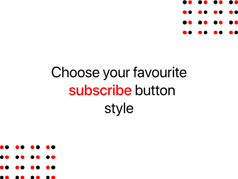 DailyUI 026 - Subscribe button adobexd button dailyui dailyui026 dailyuichallenge design subscribe subscribebutton