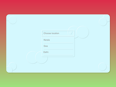 DailyUI 027 - Dropdown