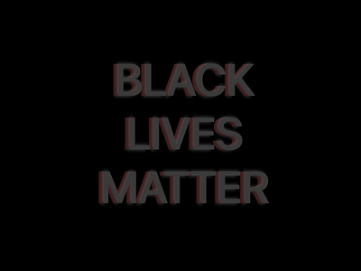 Black Lives Matter blacklivesmatter dribbble endracism equality racism