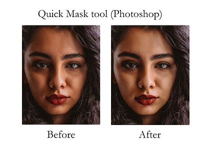 Quick Mask Tool exploring exploringtools graphicdesign graphicdesigner mask masktool photoshop quickmask uidesigner