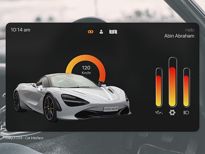 DailyUI 034 - Car Interface