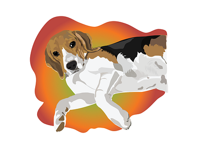 Dog illustration adobe illustrator dribbble illustration illustrator pet petcare pets veterinary