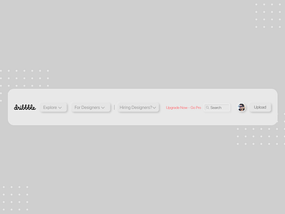 DailyUI 053 - Header Navigation