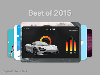 DailyUI063 - Best of 2015 adobexd best of 2015 daily ui dailyui dailyui063 dailyuichallenge design designer dribbble uidesign uidesigner