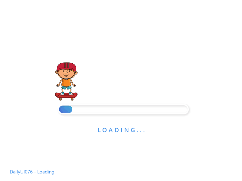 DailyUI076 - Loading adobexd daily ui dailyui dailyui076 dailyuichallenge designer dribbble gif loading loading animation skateboard skateboards uidesign