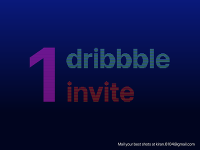 Dribbble invite