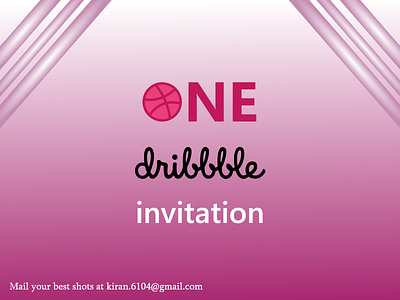 Dribbble Invite dribbble graphicdesign graphicdesigner graphicdesigners illustrations illustrator invite invites uidesign uidesigner uidesigners user experience userinterface