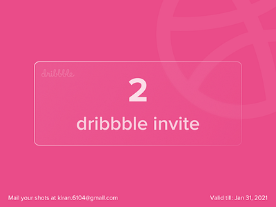 Dribbble invite