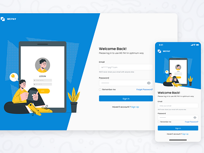 LOGIN SCREEN app design illustration login register responsive signup ui uidesign uiux design ux uxdesign website