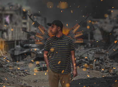 war up art design manipulation