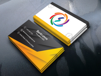 Professional Business Card by Kakon Ul Islam on Dribbble