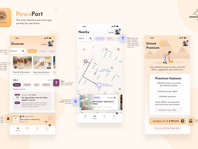 Designflows 2020 Contest | Pets Lover App