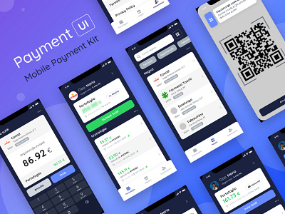 Payment UI - Shopping platform for customers and retailers dashboard dashboard ui font end development interface money transfer payments ui wallet