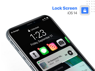 iOS 14 Lock Screen concept