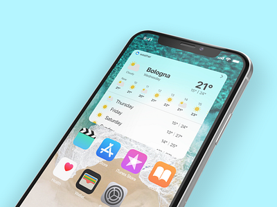 iOS 14 Widget - Weather