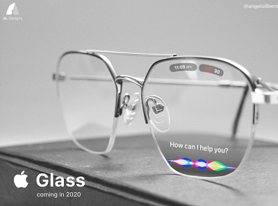 Apple Glass - Siri Concept apple appleglass appleglasses concept design ios ui ux