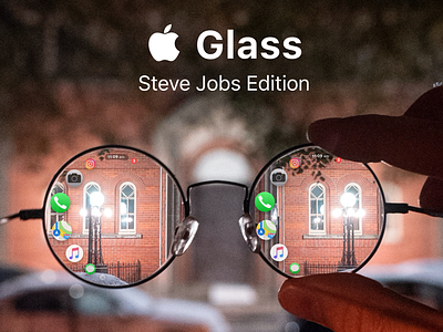 Apple Glass - Steve Jobs Edition