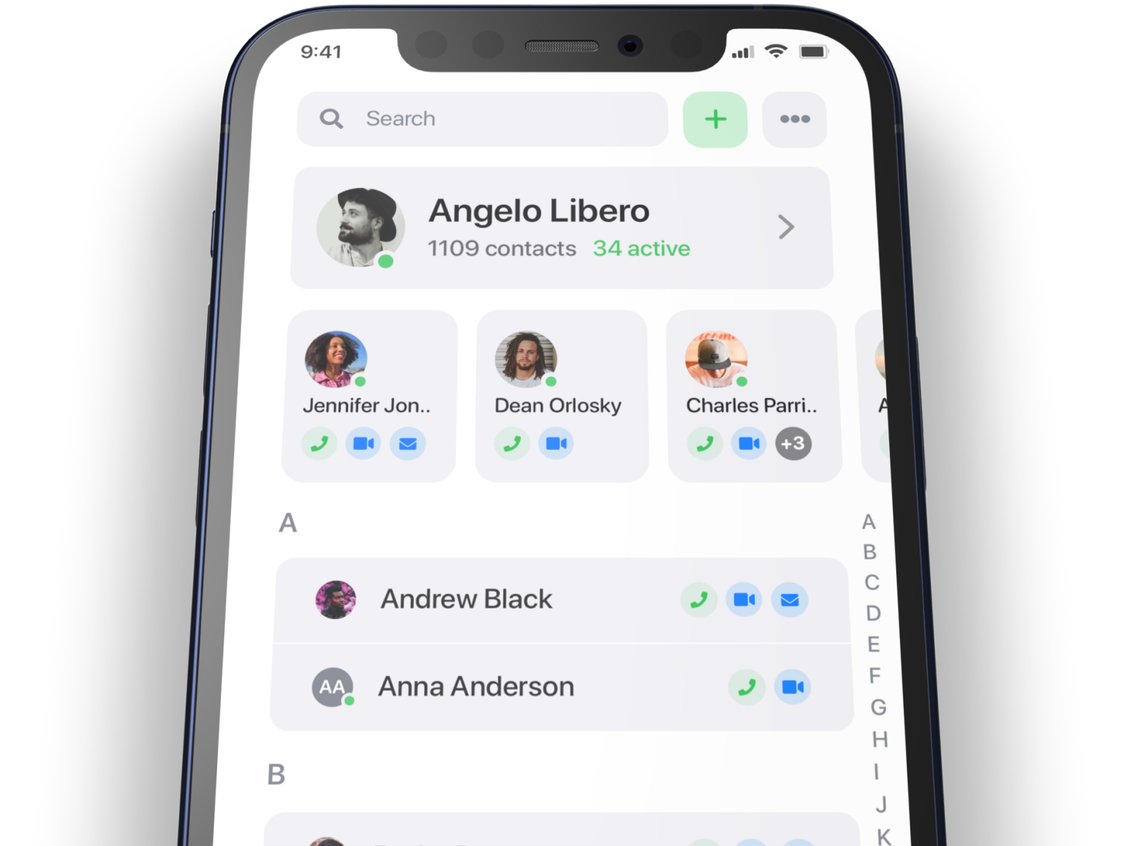 iOS 15 New Contacts App 📒 by Angelo Libero Designs on Dribbble