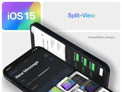iOS 15 Split View! ios ios13 ios14 ios15 iphone iphone12 iphone13 splitscreen splitview
