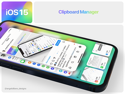 iOS 15 Clipboard manager 📋🎥 ios ios14 ios15 iphone12 iphone13 wwdc wwdc2021