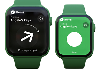 AirTag App - Apple WatchOS 8 ⌚️🔑🎒🚲