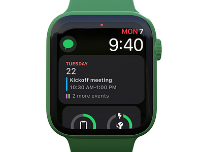 Widget Watch Face - Apple WatchOS 8 ⌚️