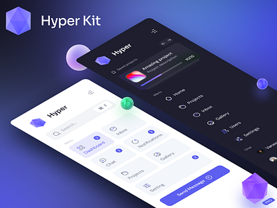 Hyper Kit - Dashboard Design UI (Coming soon ⏳) dashboard design kit ui ux web design