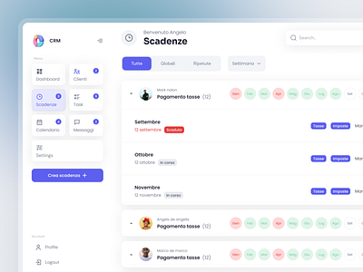 CRM Dashboard