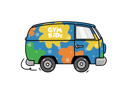 Car GYMKIDs illustration