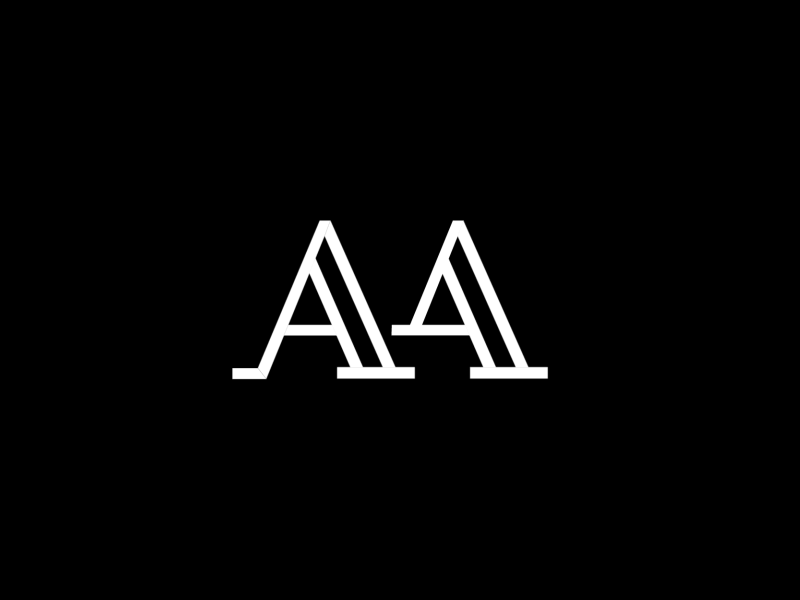 Arnaud-Arthur : Animated Logo animation gif logotype motiondesign