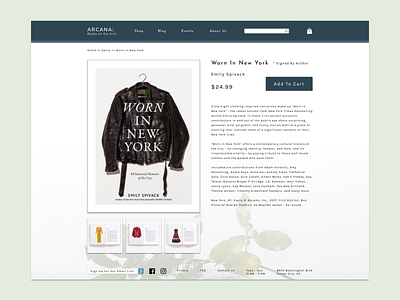 E-commerce Bookstore Product Page design desktop ecommerce product page ui ux design website