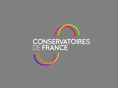 Conservatoires de France logo redesign