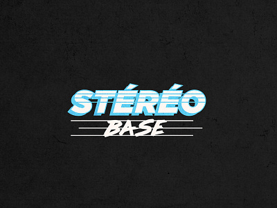 Stereobase 80s logotype vintage