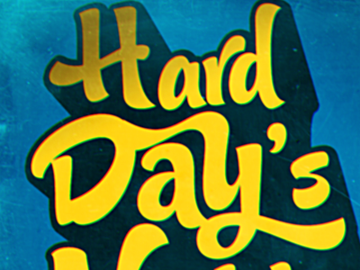 Hard day's night - old school typography FX fx old school typography