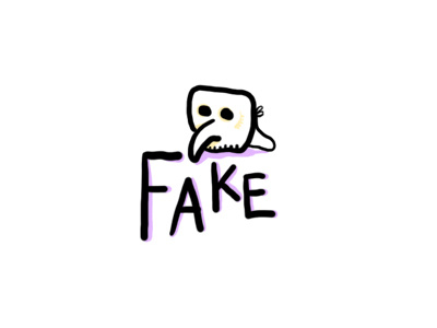 Fake illustration mask