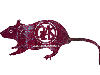 Good Life Action Sports Park Rat graphic branding design illustration skateboard stickers vector