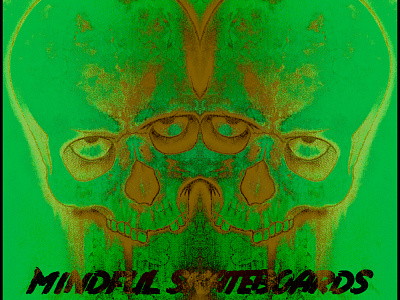 Mindful Skateboards graphic design digital illustration illustration logo photoshop skateboard wacom cintiq