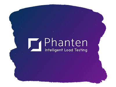 Load testing project gradient logo minimal