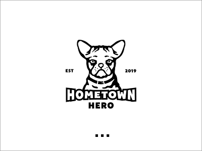 Hometown Hero animal branding cute design dog dog illustration dog logo doggy icon illustration logo pet typography